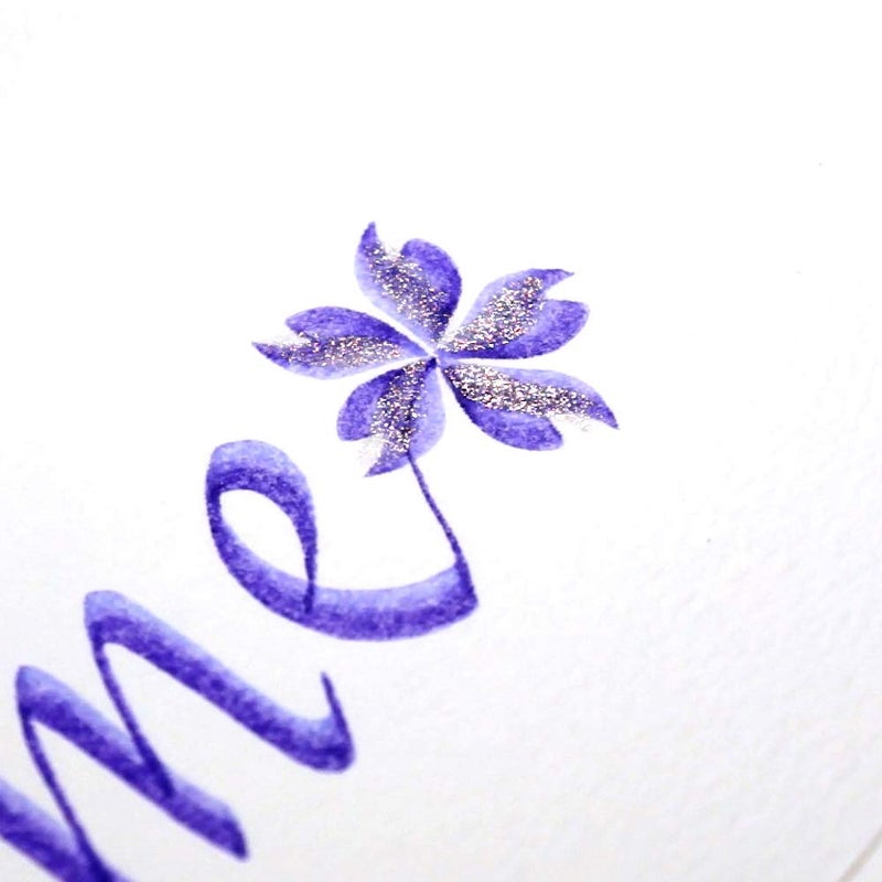 Kuretake Zig Wink of Stella Brush II, Glitter Clear, Shimmer and Sparkle color brush tip pen, for Card Making, Craft, Drawing, Made in Japan - Image 4